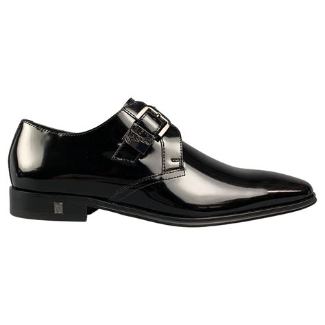 versace collection double monk strap|Versace Collection Men's Brushed Calf Derby Double Monk .